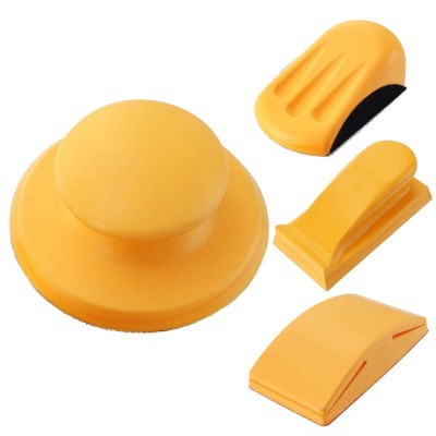 5 Inch Hand Sanding Pad Pur Sanding Block Grinding Holder Hook And Loop Polishing Tool For Sandpaper