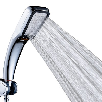 300 Hole Pressurized Shower Head Water Saving ABS bath Hand Shower Chrome Plated Water Booster Showerhead for Bathroom